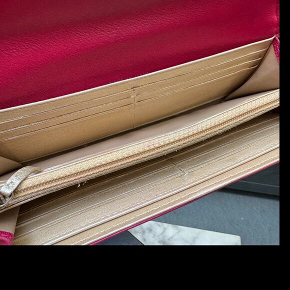 CHANEL Pink Camellia Lamb Leather Flap Wallet COA - Full Set - Picture 9 of 13